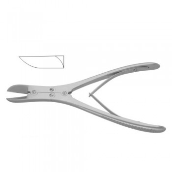 Ruskin-Liston Bone Cutting Forcep Straight - Compound Action Stainless Steel, 18 cm - 7"